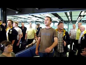 Great Western Chorus flash mob Gatwick