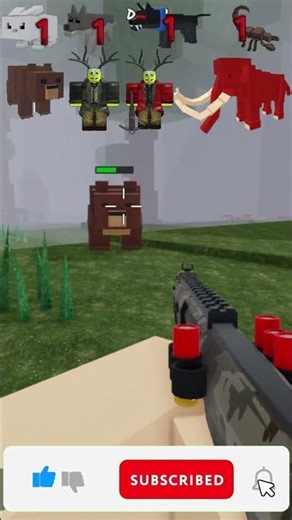 Tactical Shotgun vs. All* Enemies! 99 Nights in The Forest #roblox #memes