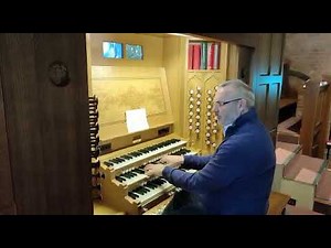 Demonstration of the organ in the chapel of Radley College