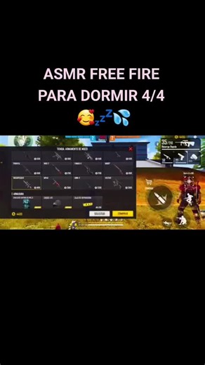 ASMR FREE FIRE PARA DORMIR 4/4 🥰💤💦