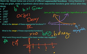 Algebra 2 - Graphing Logs And Exp Day 1 | Educreations