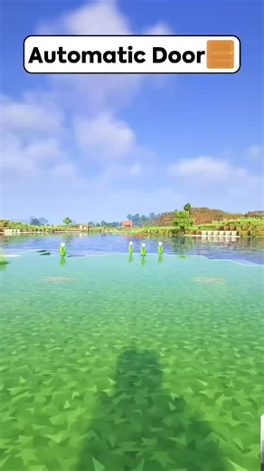 Automatic Piston Door Tutorial in Minecraft