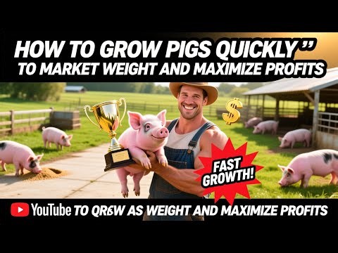 How to Grow Pigs Quickly to Market Weight and Maximize Profits