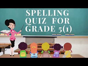 SPELLING QUIZ #1| English Spelling Bee| Spelling Quiz Grade 5 | Dolch Sight Words| Spelling Test |