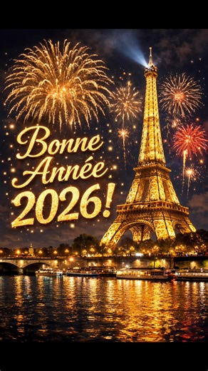 🇫🇷 Bonne Année 2026! Plein de bonheur à tous et bon réveillon 🇫🇷 Happy New Year 2026! Wishing everyone lots of happiness and a wonderful New Year’s Eve 🥂🎉🎈 #french #frenchtutor #frenchpronunciation #Paris #frenchwords