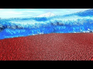 TSUNAMI vs 1 MILLION MEDIEVAL SOLDIERS! UEBS 2