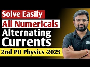2nd PUC Physics Exam 2025 | Alternating Currents | Important Numerals