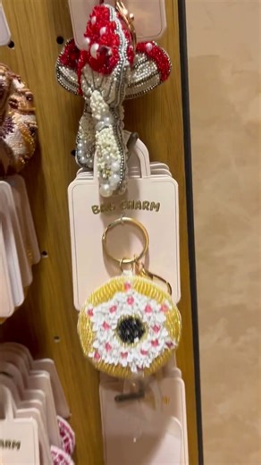 Cute beads key rings #beads #keyrings