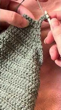 Linked double crochet tutorial