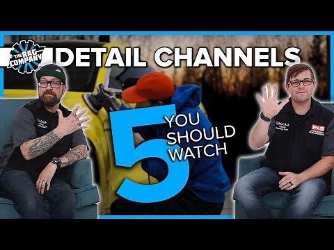 YOUTUBE DETAILING CHANNELS - Here's 5 We Love Watching! | TRC LISTS
