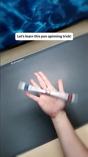 PALM SPIN REVERSE Pen Spinning Tutorial 🌀