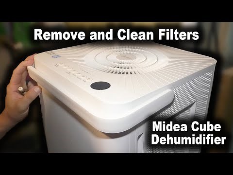 How to Remove and Clean Filters | Midea Cube Dehumidifier