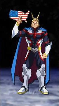 The first fight between All Might and All For One!