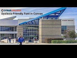 Introduction to Dyslexia Friendly Font