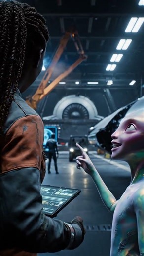 The Mechanic and the Stowaway Alien Girl