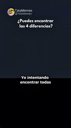 ¿PUEDES ENCONTRAR LAS 4 DIFERENCIAS? 💀😭