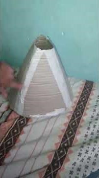 como hacer un volcán de cartón