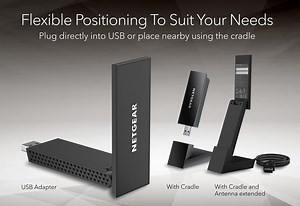 Netgear Nighthawk AXE3000 WiFi 6E USB 3.0 wireless adapter