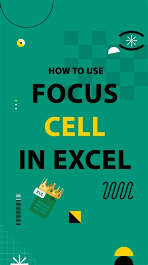 ExcelKingTips | Daily Excel Magic on Instagram: "This is how to use the Focus Cell feature. #excel #exceltips #excelhacks #exceltricks"