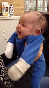 3M views · 22K shares | This baby's reaction to hearing for the first time will make your day! https://www.youtube.com/watch?v=lmTRW0hzCRw | storyful | Facebook