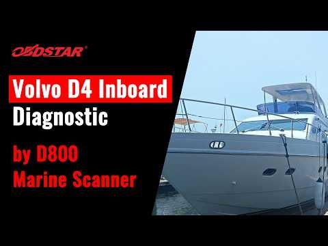 D800-Volvo D4 Inboard Engine Diagnostic Functions Demonstration