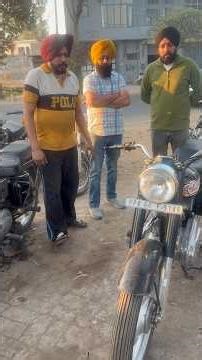 Old Modle Bullet Aya P B-65-Mohali To Full Restore Lai #viral #trending #mechanic #modified