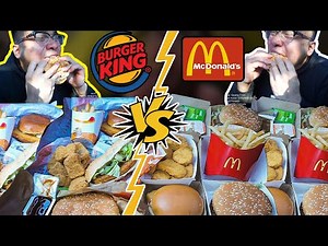 Mc Donalds VS Burger King - Which one better...?!