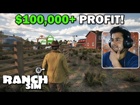 I Made $100,000 in Ranch Simulator! | Southwest Ranch Simulator - Part 16