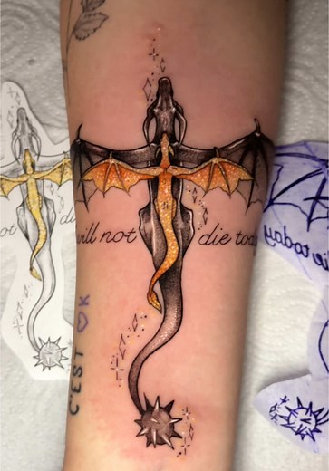 Fourth Wing Tattoo Ideas Inspired by Rebecca Yarros