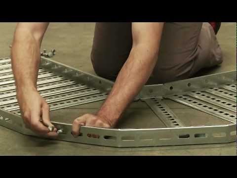 Putting a 90 degree bend into Cable Tray