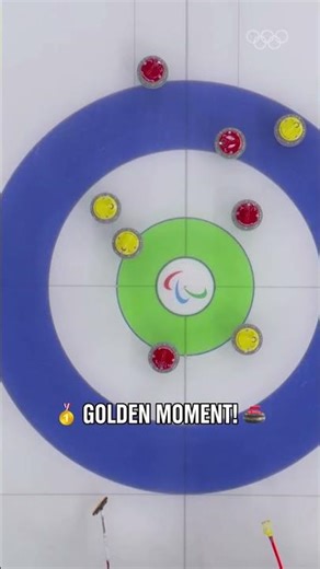 Golden curling at Winter Paralympic Games! 🤩🥇