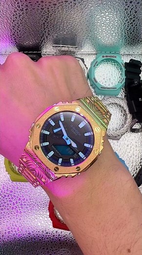 Unboxing black and blue watch Casio G-SHOCK 2100 #gshock #luxury #vip #tuning #watch