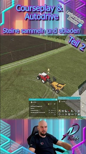 Ls22 Steine sammeln Teil 2 Courseplay /Autodrive Tutorial #ls22 #farmingsimulator22 #courseplay
