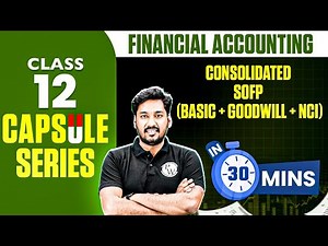 Consolidated SOFP (Basic + Goodwill + NCI) | ACCA Financial Accounting FA/F3