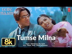TUMSE MILNA 8K Full Song | Tere Naam | Salman Khan | Bhoomika | Udit Narayan, Alka Yagnik | Himesh