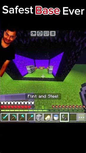 Safest Base In Minecraft #gaming #viral #minecraft #shorts #trending