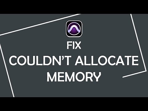 How to fix "Couldn't allocate memory for the disk cache..." error in Pro Tools