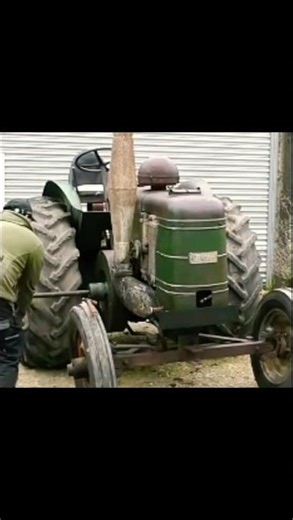 Starting tractor #shorts #automobile #youtubeshorts