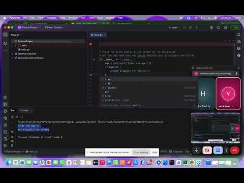 Python Programming from scratch - Day 3 - if statements, if elif ladder
