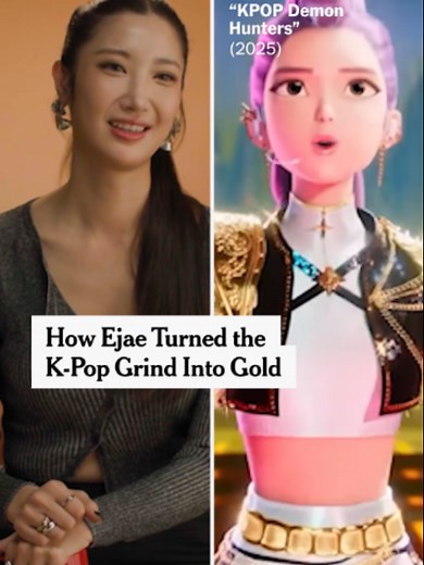 Ejae, the breakout star of “KPop Demon Hunters,” has had a whirlwind year. But her success follows years of rejection and a once-burning dream of becoming a K-pop idol that nearly broke her. In an interview with The New York Times, @ejae_k opened up about her journey. An earlier version of this video was missing an on-screen question because of an editing error. We deleted the earlier video. #ejae #kpopdemonhunters #kpop