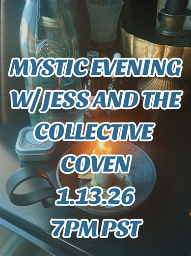 Gather Witches, as we continue the work of strengthening our community together. Jan 13th, 7pm PST the #collectivecoven is coming together for an evening ritual. This is about community, calm, sinking into the season, but most of all this is about not letting them tear us down. We are strong, we will continue to do the #GOODWORK We will continue to say her name - Renee Good. We wont let them rip us down or cower in fear. Together, we are strong. United We Cast! . See you, Tuesday night Witches ♡