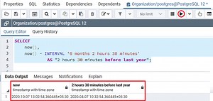 PostgreSQLInterval类型 - 数据类型