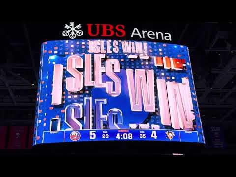 New York Islanders overtime goal horn at UBS Arena