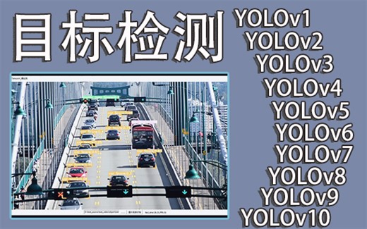 【2024】最全YOLO课程，带你从零开始入门YOLOv1-YOLOv10，小学生都看懂了！人工智能/目标检测/YOLOv10/v9/v8/v7/v6/v5