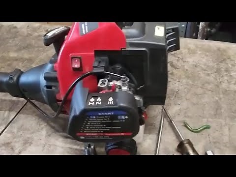 * Craftsman 25cc gas trimmer weedwacker carburetor repair