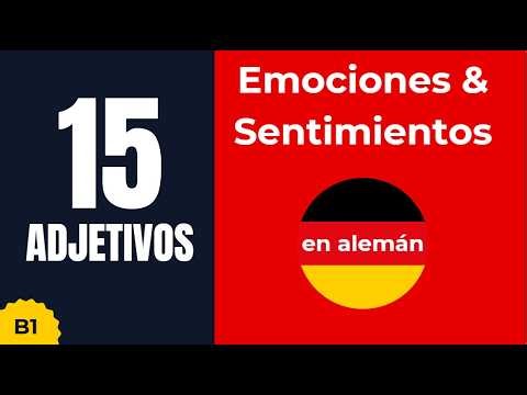 15 ADJECTIVES in GERMAN 🇩🇪 | Feelings and personality B1 | Advanced German vocabulary