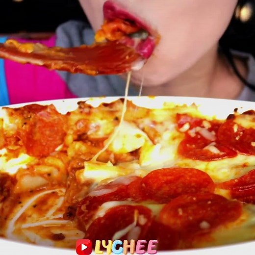 ASMR CHEESY LASAGNA| CREAMY EATING SOUNDS | NO TALKING MUKBANG EATING SHOW 咀嚼音 | 먹방