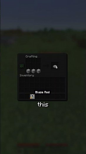 How To Craft a Brewing Stand In Minecraft #minecraft #fyp #gaming #minecrafttutorial #brewingstand