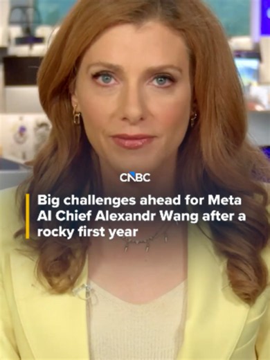 A year after spending over $14 billion to bring in Alexandr Wang and a group of his top Scale AI engineers to revamp its artificial intelligence efforts, Meta is at least back on the map in AI, though it's still far behind OpenAI, Anthropic and Google in the market. CNBC's Julia Boorstin has the details. Find the full report at the #linkinbio or the link on screen. #CNBC #AI #Meta #OpenAI #Anthropic #Google