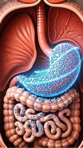 Watermelon Digestion Inside Body | ASMR CGI #healthtips #3danimation#shorts #shortvideo #fitroottv